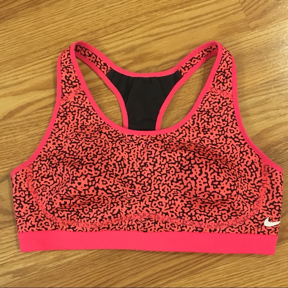 Nike NEON pink Nike Dri-Fit‎ Racerback Sports Bra Small